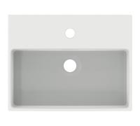 Ideal Standard Lave-mains Extra T3732V1 1 trou + trop-plein 450x350x150 mm Blanc soyeux