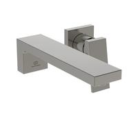Mitigeur de lavabo mural Ideal Standard Extra BD510GN 167x279x107 mm, kit d'encastrement 2, coloris argent orageux
