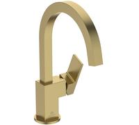 Mitigeur lavabo monocommande Ideal Standard Extra BD505A2 90x221x307 mm, bec haut, sans bonde, finition or brossé