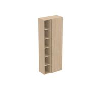 Ideal Standard Finesse - Armoire haute, 60x30x160 cm, 1 porte, charnières à droite, chêne blanc E3442US