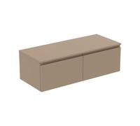 Ideal Standard Finesse Meuble avec plan de toilette l: 120,2 H: 37,8 P: 50,5 cm, 2 tiroirs, E3436UP,
