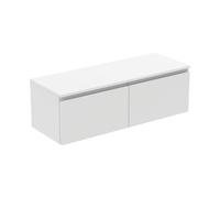 Ideal Standard Finesse Meuble avec plan de toilette l: 120,2 H: 38,8 P: 44 cm, 2 tiroirs, E3425Y1,