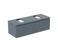 Ideal Standard Finesse Meuble avec plan de toilette l: 120,2 H: 38,8 P: 44 cm, 2 tiroirs, E3475UQ,