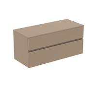 Ideal Standard Finesse Meuble avec plan de toilette l: 120,2 H: 55,8 P: 50,5 cm, 2 tiroirs, E3431UP,