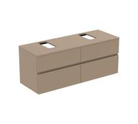 Ideal Standard Finesse Meuble avec plan de toilette l: 140,2 H: 55,8 P: 50,5 cm, 4 tiroirs, E3507UP,