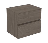 Ideal Standard Finesse - Meuble pour lavabo, 60x44x56 cm, 2 tiroirs, Dark Elm E3422UR