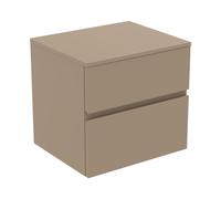 Ideal Standard Finesse Meuble avec plan de toilette l: 60,2 H: 55,8 P: 50,5 cm, 2 tiroirs, E3433UP,