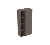 Ideal Standard Finesse - Meuble d'appoint, 60x30x120 cm, 1 porte, charnières à droite, Dark Elm E3443UR