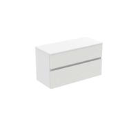 Ideal Standard Finesse - Meuble pour lavabo, 100x44x56 cm, 2 tiroirs, blanc mat E3424Y1