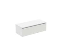 Ideal Standard Finesse - Meuble pour lavabo, 100x51x38 cm, 2 tiroirs, blanc mat E3436Y1