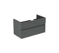 Ideal Standard Finesse - Meuble pour lavabo, 100x51x55 cm, 2 tiroirs, anthracite mat E3446Y2