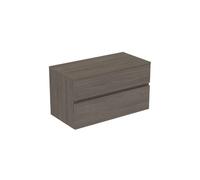 Ideal Standard Finesse - Meuble pour lavabo, 100x51x56 cm, 2 tiroirs, Dark Elm E3435UR