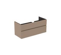 Ideal Standard Finesse - Meuble pour lavabo, 120x51x55 cm, 2 tiroirs, Matt Greige E3448UP