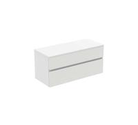 Ideal Standard Finesse - Meuble pour lavabo, 120x51x55cm, 2 tiroirs, blanc mat E3431Y1