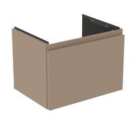 Ideal Standard Finesse - Meuble pour lavabo, 50x38x37 cm, 1 tiroir, Matt Greige E3375UP
