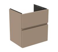 Ideal Standard Finesse - Meuble pour lavabo, 50x38x55 cm, 2 tiroirs, Matt Greige E3378UP