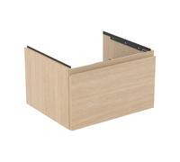 Ideal Standard Finesse - Meuble lavabo, 60x51x37 cm, 1 tiroir, chêne blanc E3391US
