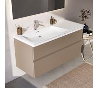 Ideal Standard Finesse - Meuble pour lavabo, 120x51x55 cm, 2 tiroirs, Matt Greige E3447UP