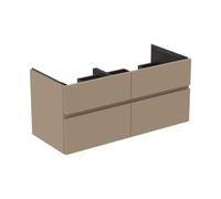 Ideal Standard Finesse - Meuble pour lavabo, 120x51x55 cm, 4 tiroirs, Matt Greige E3399UP