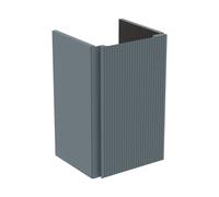 Ideal Standard Finesse - Meuble pour lave-mains, 35x31x55 cm, 1 porte, charnières à droite, Ribbed Matt ashblue E3403UQ