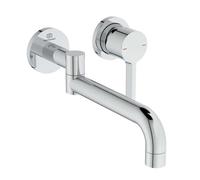 Ideal Standard Mélangeur de cuisine mural Gusto BD426AA chromé , encastré, kit 2