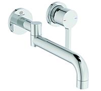 Ideal Standard Gusto mitigeur de cuisine mural BD426AA chromé , encastré, kit 2