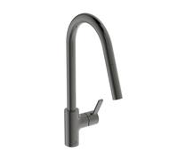 Ideal Standard Gusto - Mitigeur d'évier avec bec extractible, gris magnétique BD414A5