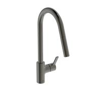 Ideal Standard - Mitigeur d'évier Gusto BD416A5, douchette extractible 2 fonctions, gris magnétique