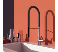 Ideal Standard Gusto Mitigeur de cuisine semi-professionnel, pivotant, BD421AA, Semi-Professional
