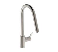 Ideal Standard Mitigeur d'évier Gusto BD414GN – Bec extractible, acier Tempête argentée