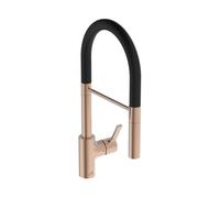 Ideal Standard Gusto - Mitigeur d'évier avec bras flexible et douchette, Sunset Rose/noir BD417J4