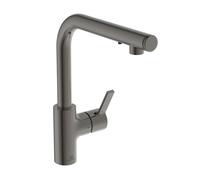 Ideal Standard Gusto - Mitigeur d'évier avec distributeur de savon, gris magnétique A7817A5