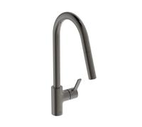 Ideal Standard - Mitigeur d'évier Gusto BD416A5, douchette extractible 2 fonctions, gris magnétique