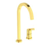 Ideal Standard Gusto - Mitigeur d'évier, installation à 2 trous, or brossé BD423A2