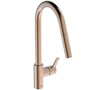 Ideal Standard Gusto - Mitigeur d'évier avec bec extractible, Sunset Rose BD414J4