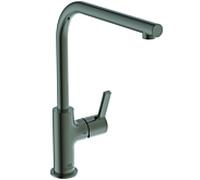 Ideal Standard Gusto robinet de cuisine BD418A5 gris magnétique, avec bec tubulaire