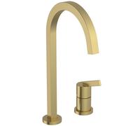 Ideal Standard Gusto - Mitigeur d'évier, installation à 2 trous, or brossé BD423A2