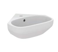 Ideal Standard i.Life A - Lave-mains d’angle, 45x41 cm, avec trop-plein, trou pour robinet, blanc T471101