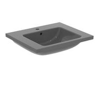 Ideal Standard - i.life B, Lavabo haut de 60 cm en céramique avec trou de robinet, gris brillant