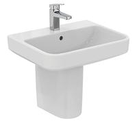 Ideal Standard Lavabo i.Life B T460801 55x44x18 cm percé pour robinetterie, avec trop-plein, blanc
