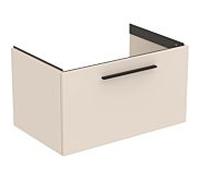 Ideal Standard i.life B meuble double vasque T5271NF 1 tiroir, 80 x 50,5 x 44 cm, beige sable mat
