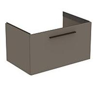 Ideal Standard i.life B meuble double vasque T5271NG 1 tiroir, 80 x 50,5 x 44 cm, gris quartz mat