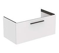 Ideal Standard i.life B meuble double vasque T5275DU 1 tiroir, 100 x 50,5 x 44 cm, blanc mat