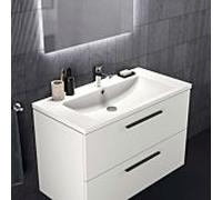 Ideal Standard i.life B meuble double vasque T5276DU 2 tiroirs, 100 x 50,5 x 63 cm, blanc mat