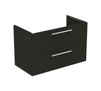 Ideal Standard i.life B meuble sous-vasque T5584NV 2 siphon extractible à gauche, 1000x505x630 mm, gris carbone mat