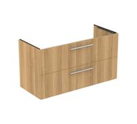 Ideal Standard i.life B meuble sous-vasque T5586NX 2 siphon extractible à gauche, 1200x505x630 mm, chêne naturel