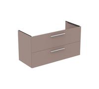 Ideal Standard i.life B meuble sous-vasque T5587NH 2 siphon extractible à droite, 1200x505x630 mm, grège mat