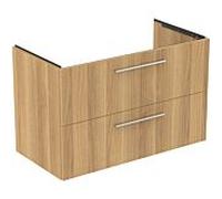 Ideal Standard i.life B meuble sous-vasque T5584NX 2 siphon extractible à gauche, 1000x505x630 mm, chêne naturel
