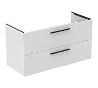 Ideal Standard i.life B meuble sous-vasque T5586DU 2 siphon extractible à gauche, 1200x505x630 mm, blanc mat