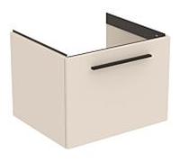 Ideal Standard i.life B meubles double vasque T5269NV 2000 coulissant, 60 x 50,5 x 44 cm, gris carbone mat
